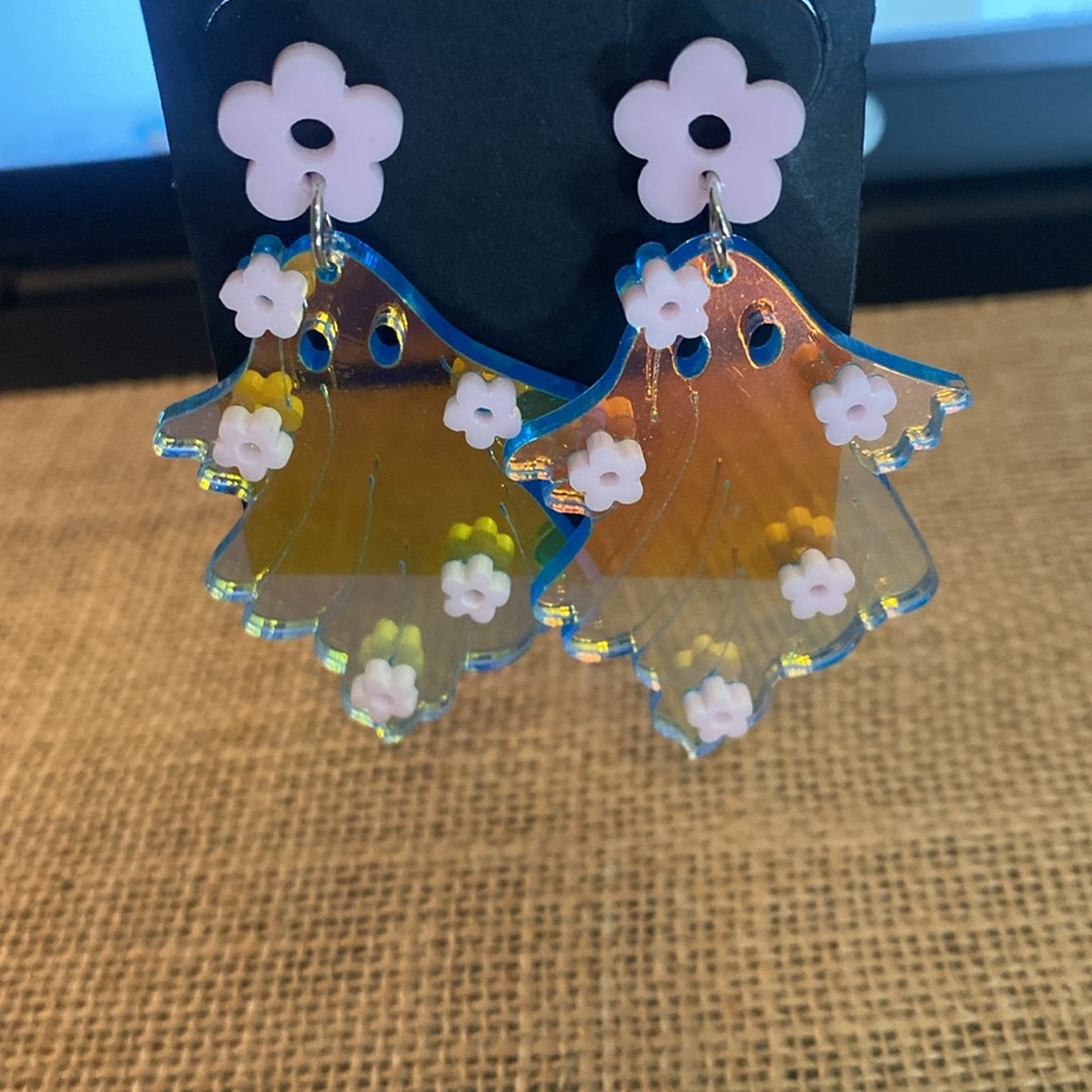 Cute Girly Ghost Earrings
